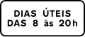 Modelo 7d — Periodicidade: destina-se a limitar a determinados períodos de tempo a indicação ou a prescrição. Indica os dias da semana e as horas do dia em que se aplica