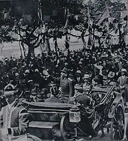Posse do presidente Hermes da Fonseca e do vice-presidente Venceslau Brás em 1910.