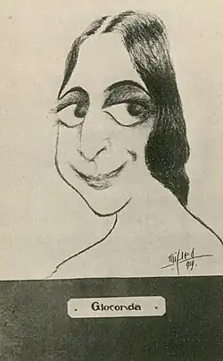 Gioconda. Postal. 1919.