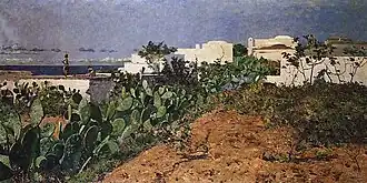 Henrique Pousão: Casas brancas, 1882. Museu Nacional de Soares dos Reis