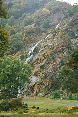 A queda de água de Powerscourt