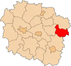 Localização do Condado de Rypin na Cujávia-Pomerânia.