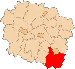 Localização do Condado de Włocławek na Cujávia-Pomerânia.