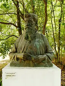 Carlos Meireles, bronze, Parque D. Carlos I, Caldas da Rainha