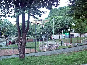Praça Mário Sathler no bairro Pomar