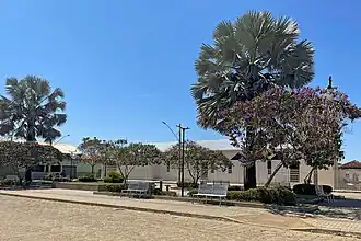 Praça São Geraldo com a Igreja São Geraldo Magela ao fundo