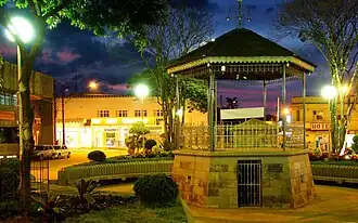 Praça Coronel Tôrres, no Centro da cidade