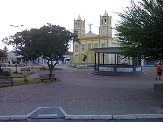 Praça Antenor Navarro no Centro da cidade