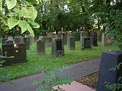 Cemitério na seção 21