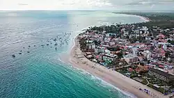 Vista área da Praia de Porto de Galinhas