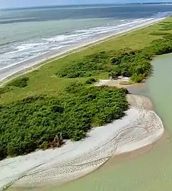 Visão do encontro do Rio com o mar