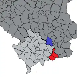 &nbsp;&nbsp;Município de Preševo e Município de Bujanovac &nbsp;&nbsp;Município de Medveđa