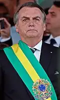 Jair Bolsonaro presidente do Brasil entre 2019 e 2022.