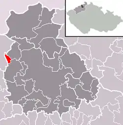 Localização de Přestanov