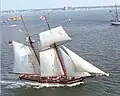 Escuna topsail Pride of Baltimore II