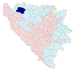 Localização de Prijedor