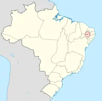 Localização de Princesa