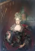A princesa por volta de 1705, por artista desconhecido.