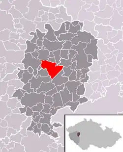 Localização de Přívětice