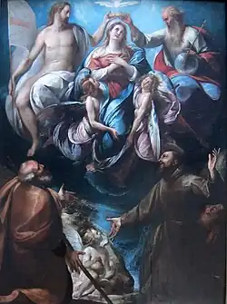 Giulio Cesare Procaccini, Coroação da Virgem, século XVII