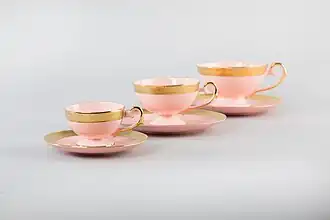 Xícaras Prometheus em porcelana rosa