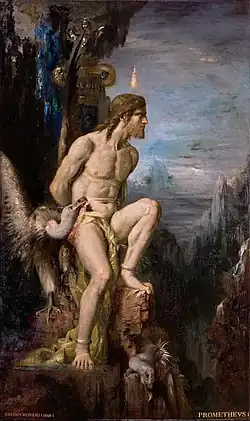 Prometeu (1868), 205 x 122&nbsp;cm, Musée Gustave Moreau