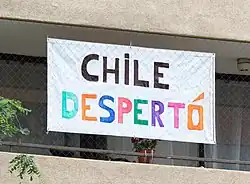 «O Chile despertou», uma das frases mais comuns durante os protestos.