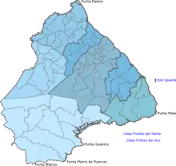 Distritos da província de Los Santos