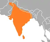 Distribuição geográfica de P. cyanocephala