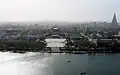 Vista da Praça Kim Il-sung da Torre Juche