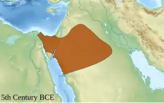 Localização de Reino Quedarita