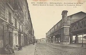 A estação em 1909.