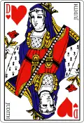 Dama de Copas - Judite, personagem bíblica católica.