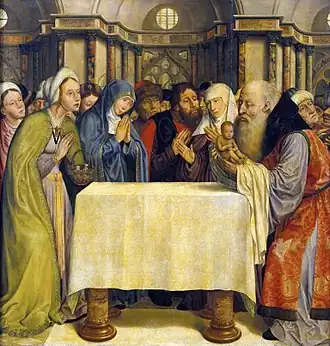 Apresentação do Menino no Templo (1509-1511) no Museu Nacional de Arte Antiga, Lisboa.