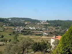 Vista panorâmica da Quinta do Castelo de Fermedo, Arouca.