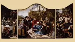 Tríptico da Lamentação (1509-11), de Quentin Metsys, no Museu Real de Belas Artes de Antuérpia