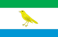 Bandeira oficial de Rõuge