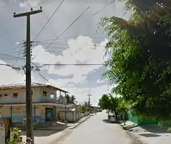 Imagem de uma das ruas de Lerolândia, Santa Rita, Paraíba