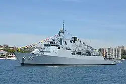 A fragata KD Jebat, da classe Lekiu, a serviço da marinha da Malásia.