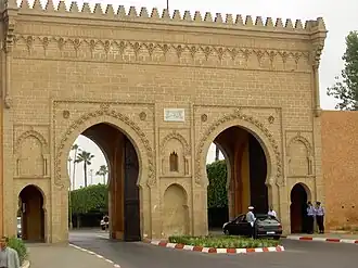 Bab Soufara ("Porta dos Embaixadores"), também chamado Porta do `Méchouar´, uma das portas de acesso a Touarga