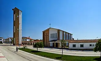 Igreja paroquial de Rada, um dos concelhos do município de Murillo el Cuende