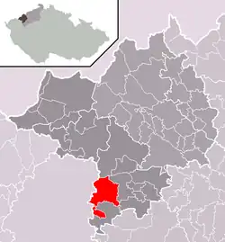 Localização de Radonice