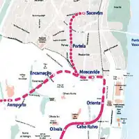 Prolongamento da Linha Vermelha.