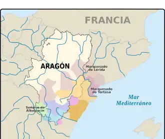 Localização de Aragão