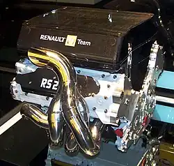 O motor Renault RS27.