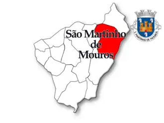 Localização no município de Resende