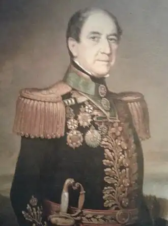 Retrato de Marechal João Chrisostomo Callado. BARANDIER, Claude Joseph. Museu de Belas Artes. Rio de Janeiro.