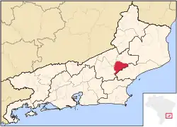 Localização de Trajano de Moraes[1] no Rio de Janeiro