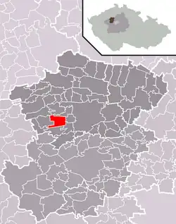 Localização de Řisuty