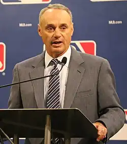 Imagem de Rob Manfred, o Comissário da Major League Baseball